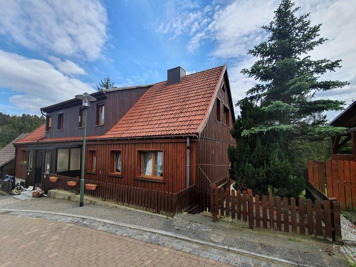 Ferienwohnung für 4 Personen, mit Garten und Ausblick