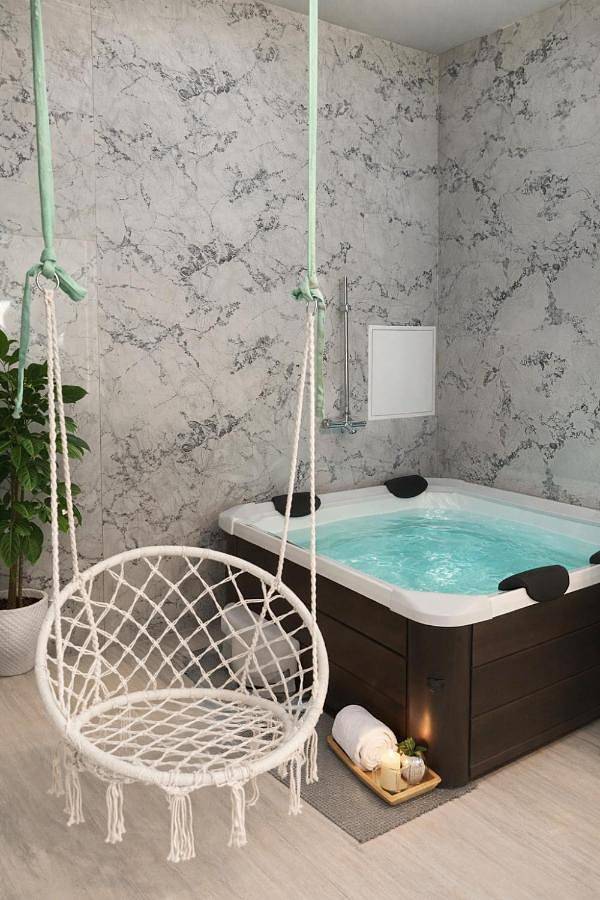 Gîte pour 4 personnes, avec jacuzzi et terrasse ainsi que jardin et sauna à Mardié - 4