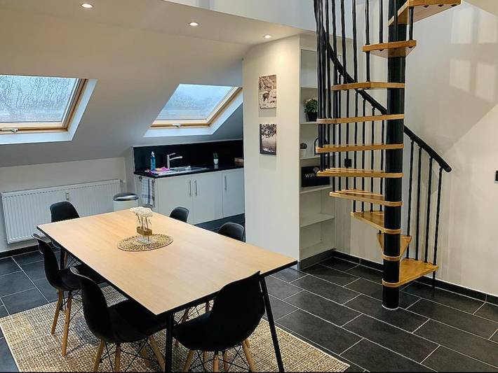 Appartement de vacances pour 6 personnes, avec Balcon ainsi que Terrasse et Vue