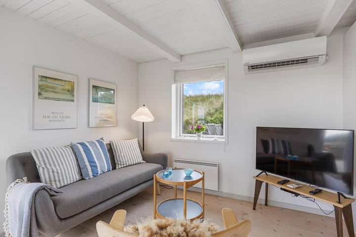 Ferienhaus mit Meerblick für 4 Personen, mit Ausblick und Balkon/Terrasse, mit Haustier am Ringkøbing Fjord - 4