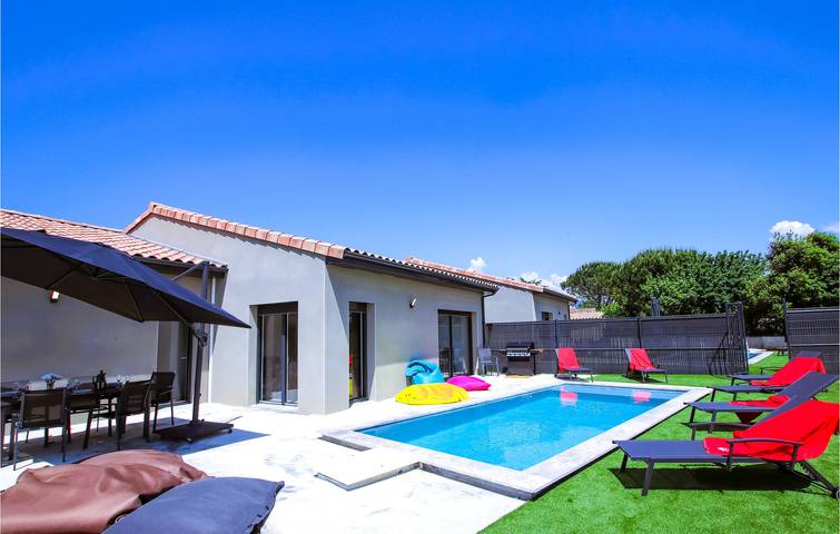 Maison de vacances pour 8 personnes, avec piscine ainsi que terrasse et jardin - 1