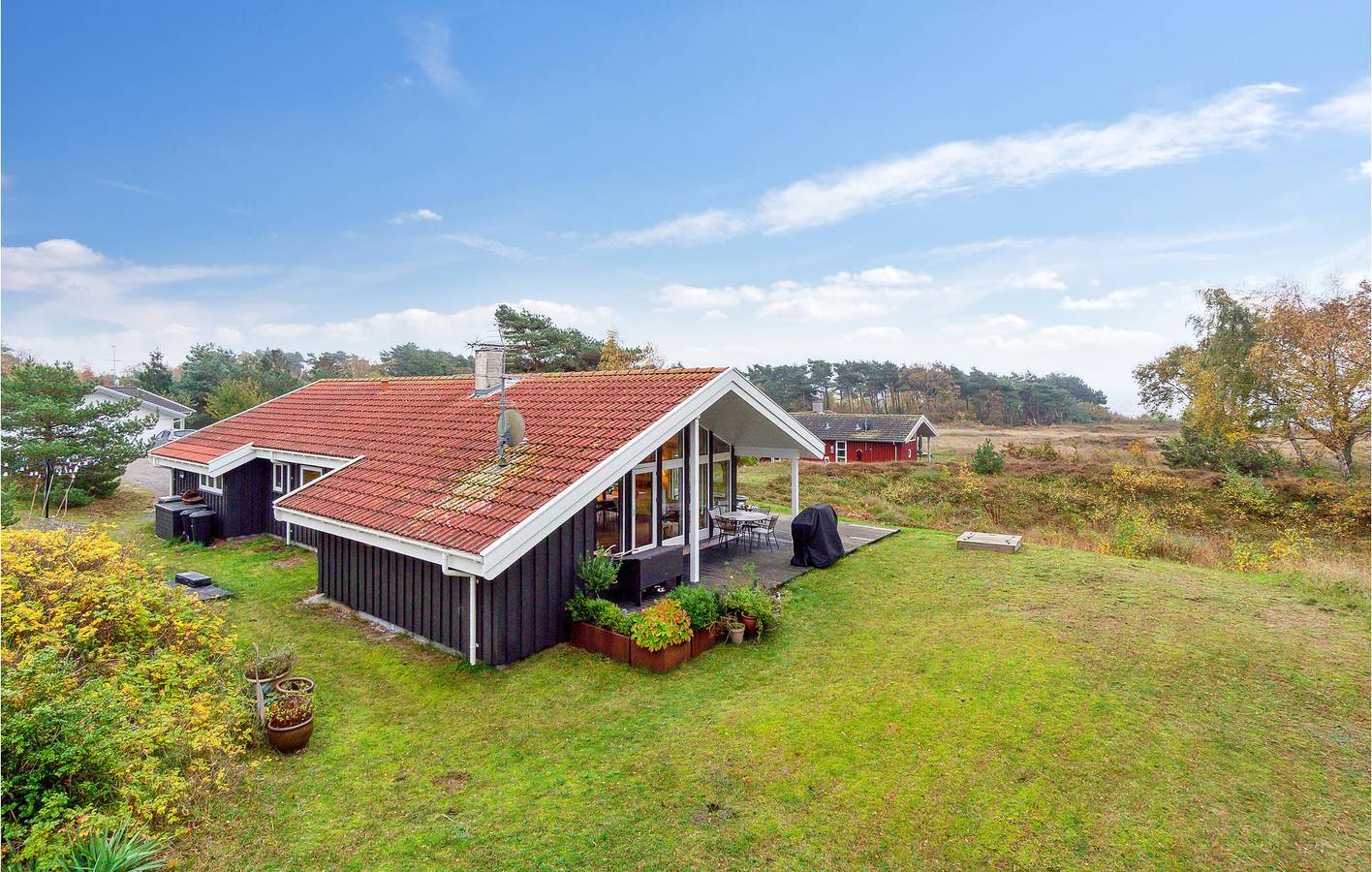 Ferienhaus für 6 Personen mit Terrasse in Østre Sømarken, Pedersker