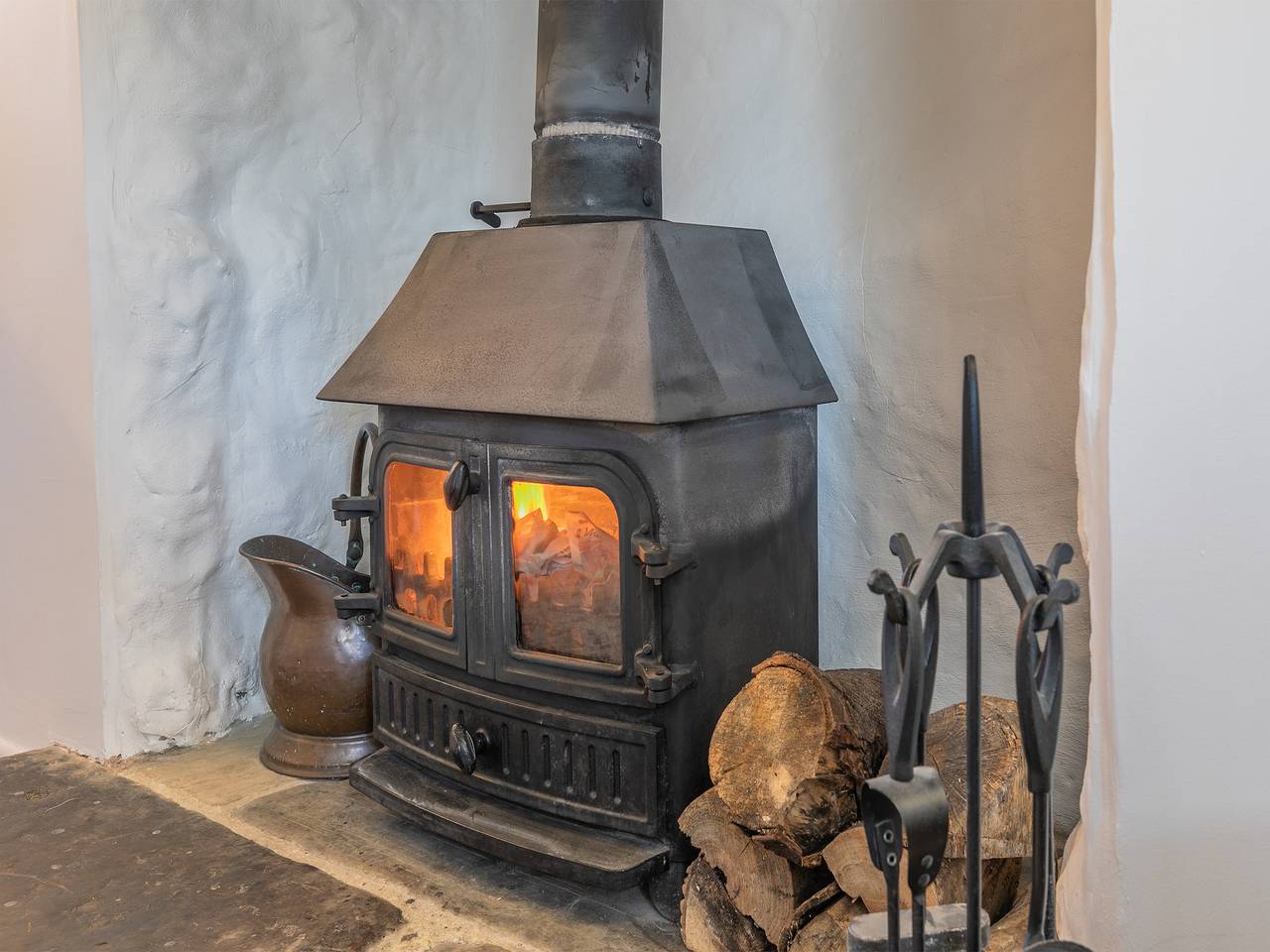 Pine Door in Eyam, Derbyshire