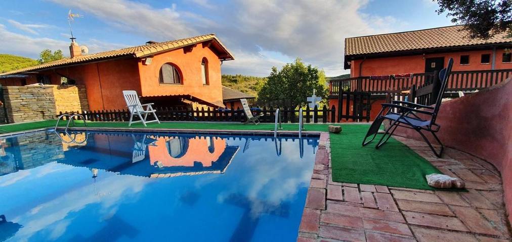 Casa de huéspuedes para 2 personas, con piscina además de vistas y jardín en Navarra - 4