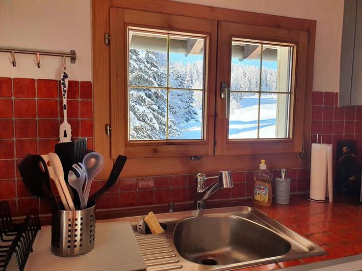 Ganze Wohnung, ***Ferienwohnung Tgampi saura, Lantsch/Lenz in Lantsch/Lenz, Plessur Alpen
