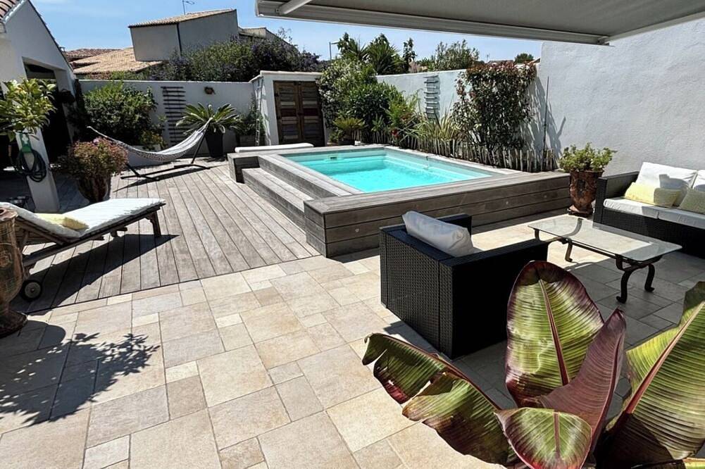 Passez des vacances en famille à 2 pas de la plage, maison individuelle+ piscine in Carnon-Plage, Mauguio