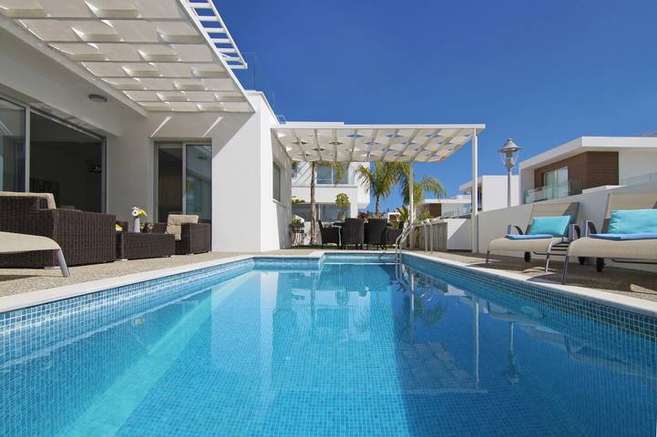 Villa für 7 Personen, mit Balkon und Garten sowie Pool in Ayia Napa - 3