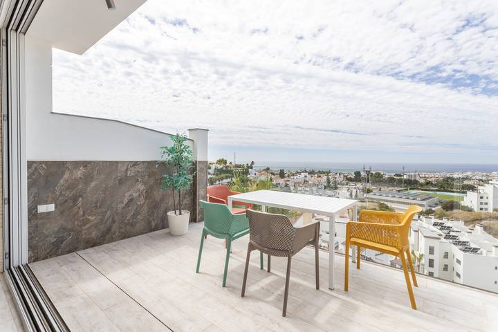 Entire apartment, Holiday Apartment "Nerja Luxury" with Sea View, Terrace & Wi-Fi in Nerja, Cordillera Penibética