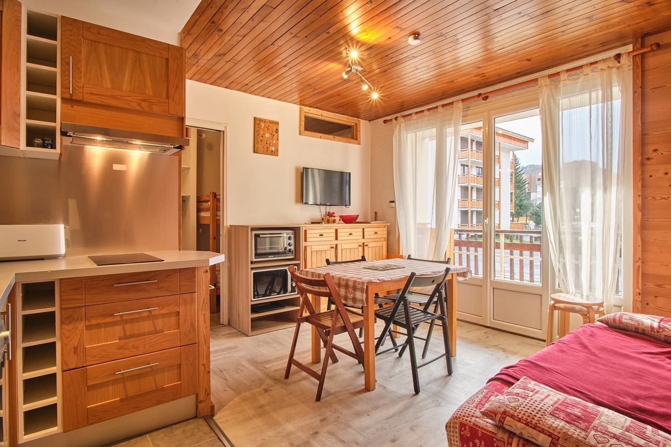 Ganze Wohnung, Ferienwohnung 'Shrischss Joder' mit Balkon in Mont-de-Lans, Les Deux Alpes