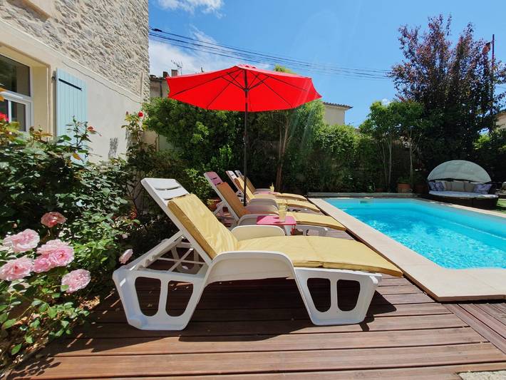 Location de vacances pour 10 personnes, avec terrasse et jardin près du Canal du Midi - 4
