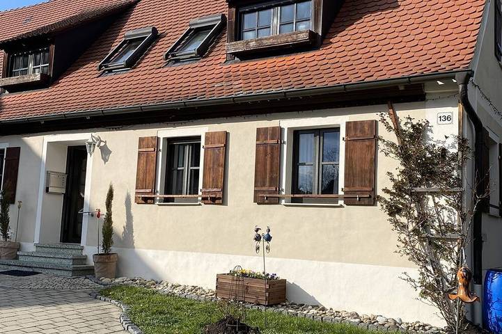 Ganze Wohnung, Moderne, neu eingerichtete Ferienwohnung auf dem Land in Wassertrüdingen, Romantische Straße