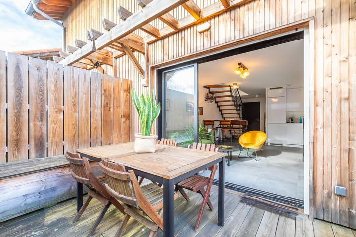 Ferienhaus für 4 Personen mit Terrasse in Seignosse, Côte d’Argent