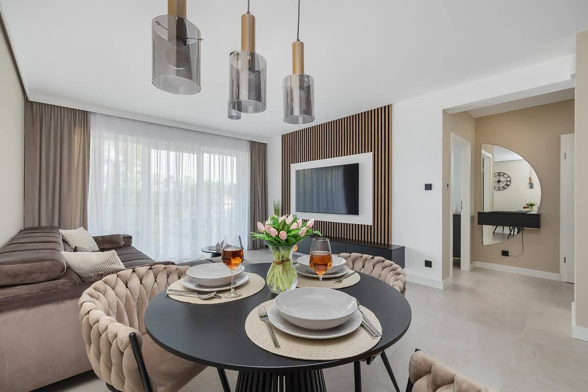 Cały apartament, Apartament wakacyjny dla 3 osób z jacuzzi in Dziwnów, Wyspa Wolin