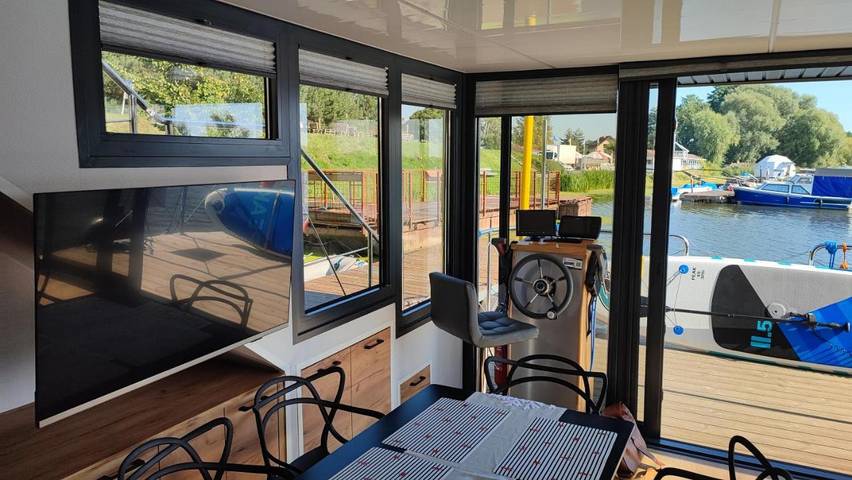 Boot für 7 Personen, mit Ausblick und Garten in Polen - 2