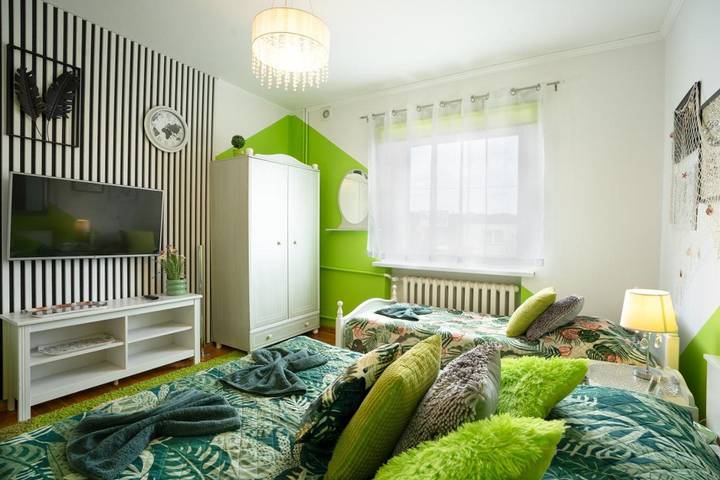 Apartament wakacyjny dla 2 osób, z ogród i widok w Rumia