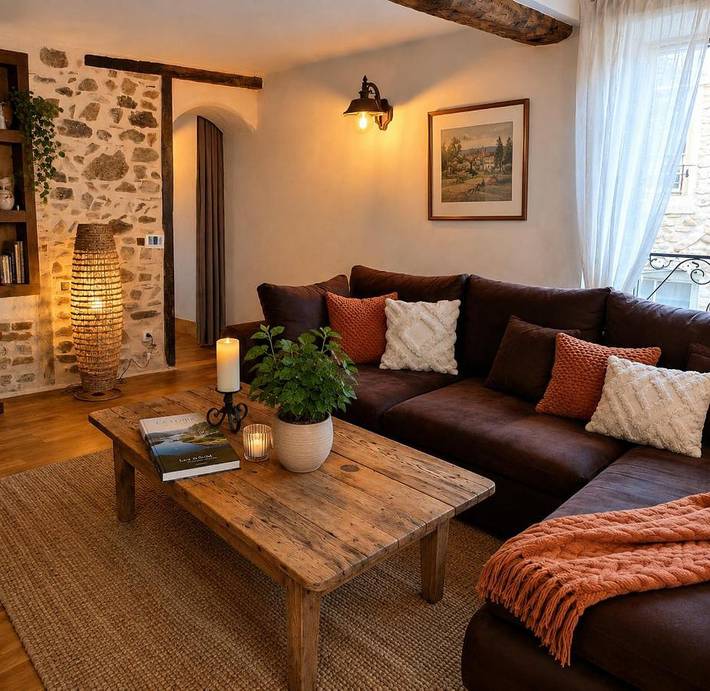 Location de vacances pour 4 personnes, avec Balcon et Terrasse ainsi que Vue et Vue sur le lac à Saint-Jean-Saint-Maurice-sur-Loire - 2