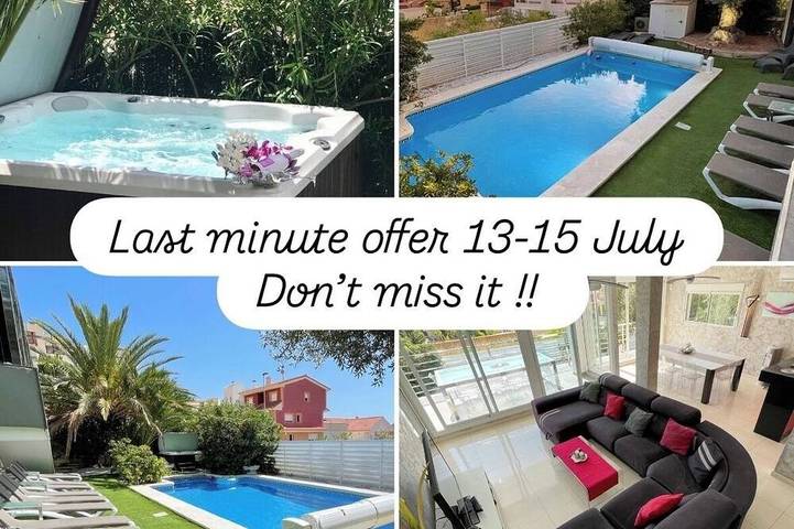 Chalet para 14 personas, con jardín y jacuzzi en Finestrat