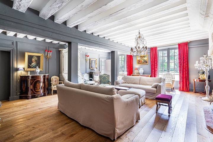 Château pour 14 personnes, avec jardin ainsi que sauna et terrasse en Indre-et-Loire - 4