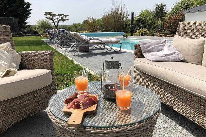 Chambre d’hôte pour 4 personnes, avec piscine et jardin - 1