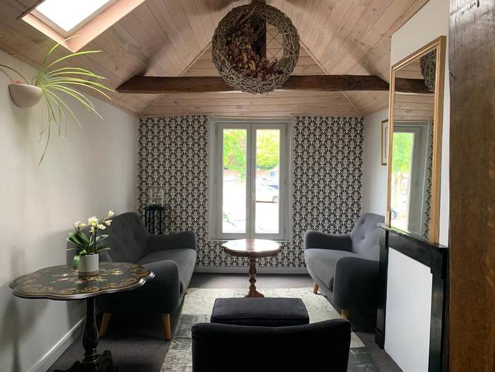 Maison de vacances pour 3 personnes, avec Terrasse ainsi que Jardin et Vue à Troyes