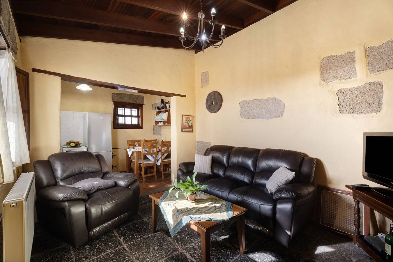 Casa rural "Biofinca Las Dulces Casa Medianeros" con vistas al mar, piscina climatizada y Wi-Fi in Guía de Isora, Tenerife Sur