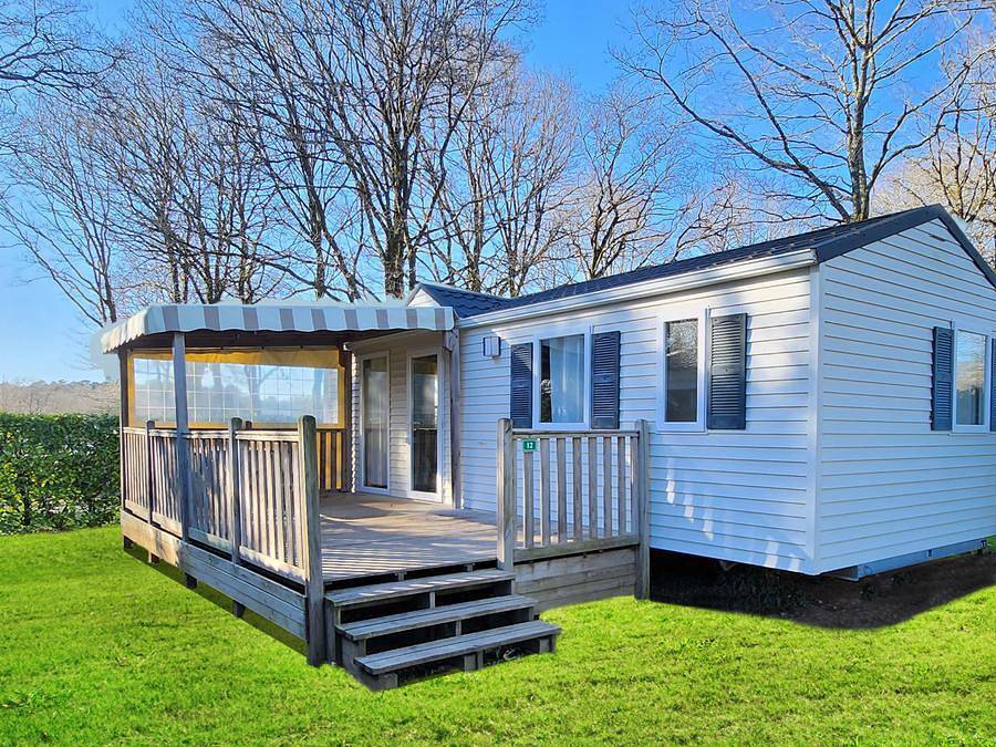 Camping Les Jardins du Morbihan - Mobilhome 4 personas - Confort 2 Ch in Monterblanc, Parque natural regional del Golfo de Morbihan