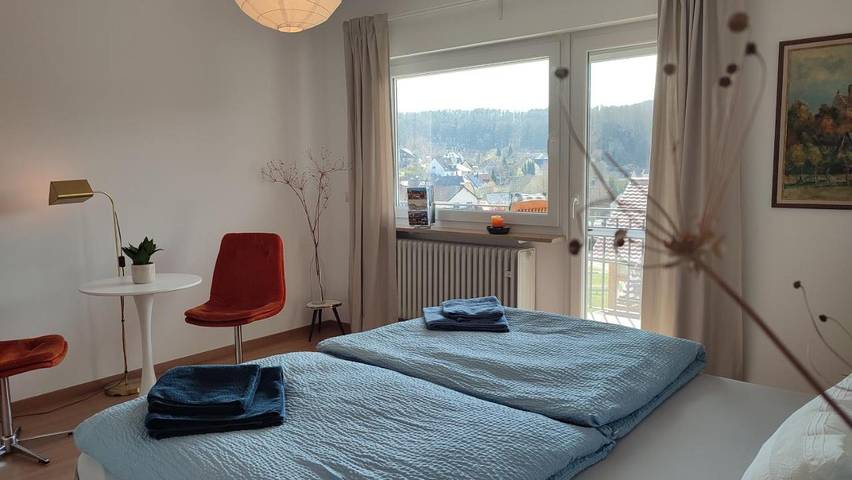 Ferienwohnung für 2 Personen, mit Balkon und Terrasse sowie Sauna und Ausblick in Gößweinstein - 3