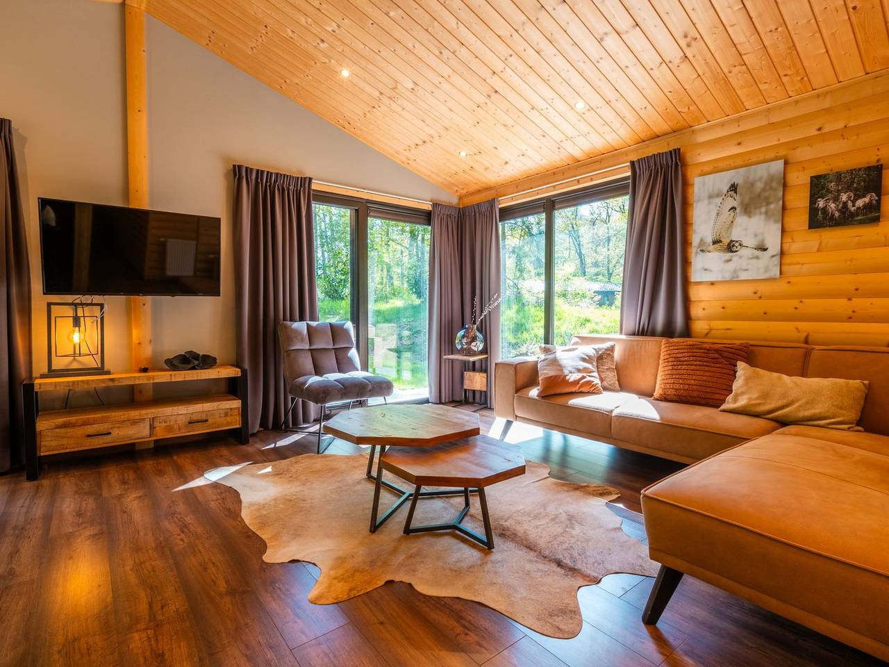 Vakantiepark De Wiltzangh - Esborg Lodge 6 in Ruinen, Nationalpark Dwingelderveld