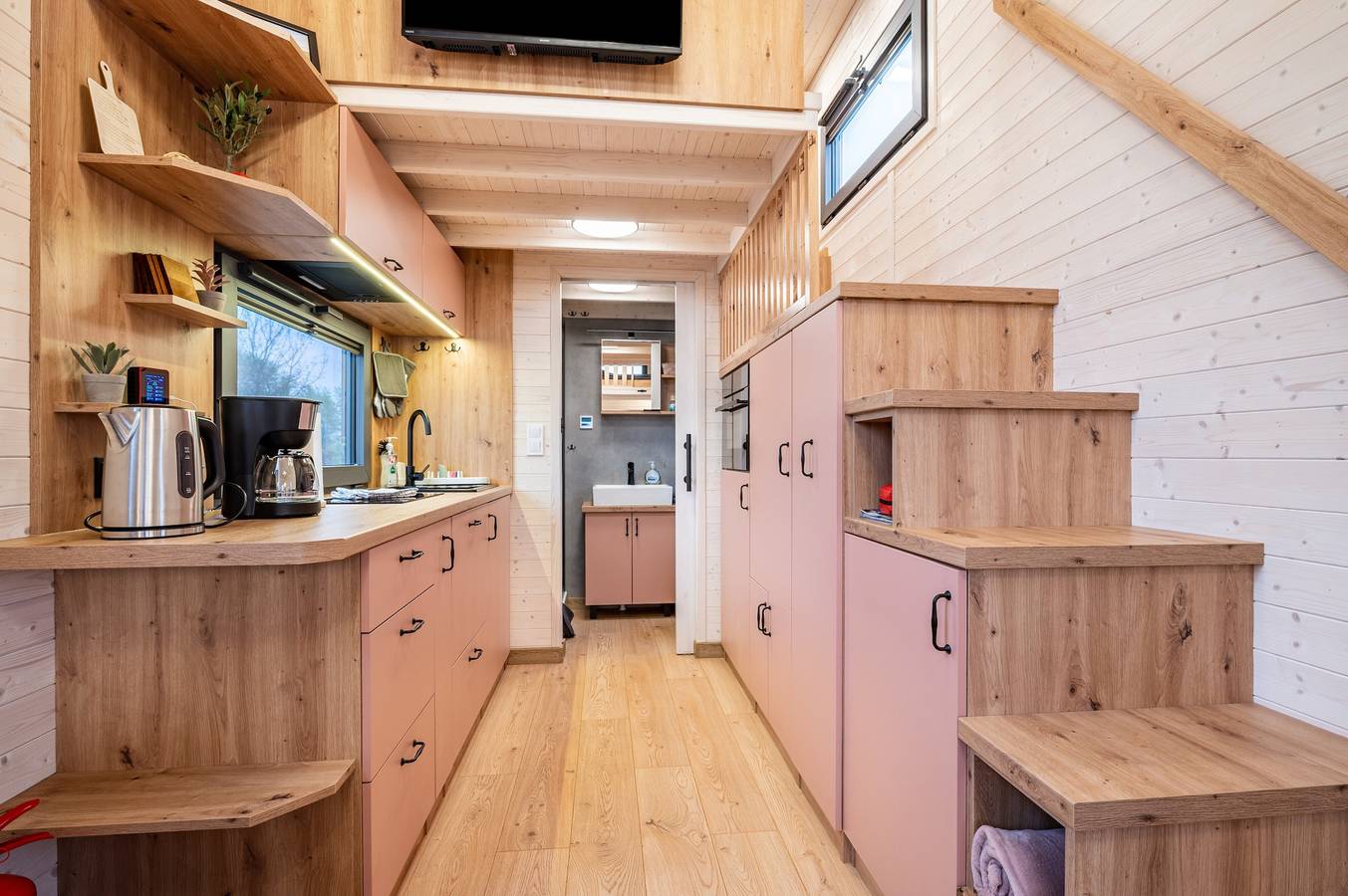 Apartamento vacacional entero, Tiny House 'Ingo John Vanessa' con vistas al mar, wifi y aire acondicionado in Hagen im Bremischen, Südliches Cuxland