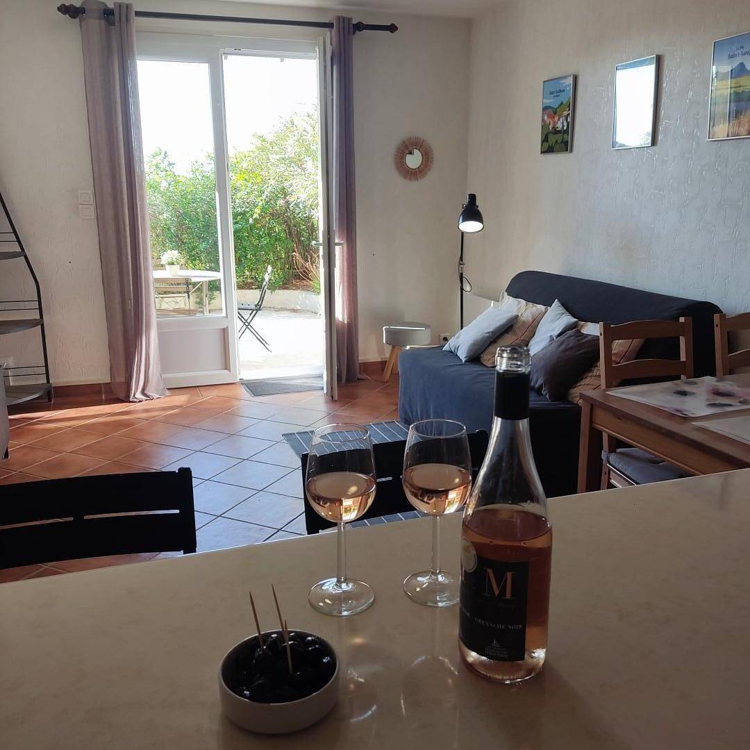 Gîte für 2 Personen mit Terrasse in Saint-Georges-d'Orques, Mittelmeerküste (Frankreich)