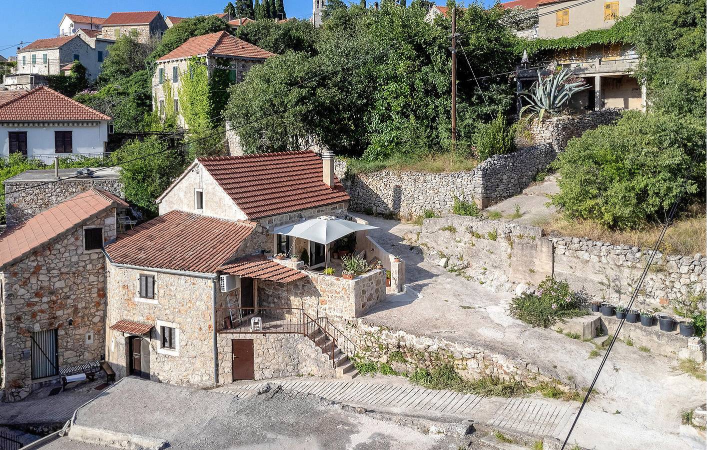 Vakantiehuis voor 2 personen met tuin in Hvar