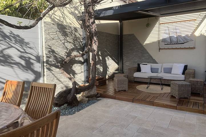 Location de vacances pour 6 personnes, avec Terrasse et Jardin dans Plage de l'Ayguade