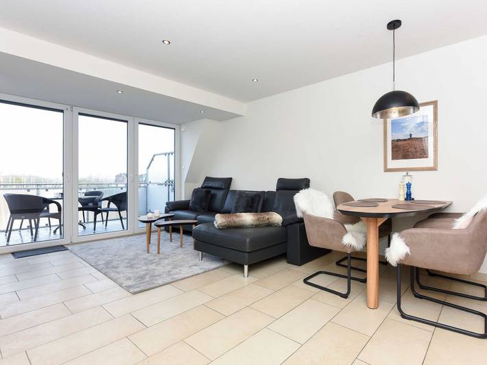 Ferienwohnung für 4 Personen, mit Balkon und Ausblick, kinderfreundlich in Bensersiel - 4