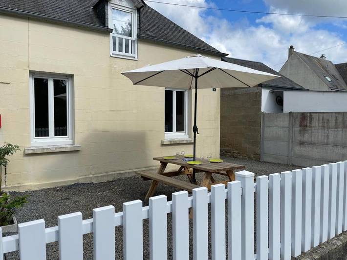 Maison de vacances pour 4 personnes, avec terrasse, animaux acceptés à Pontorson