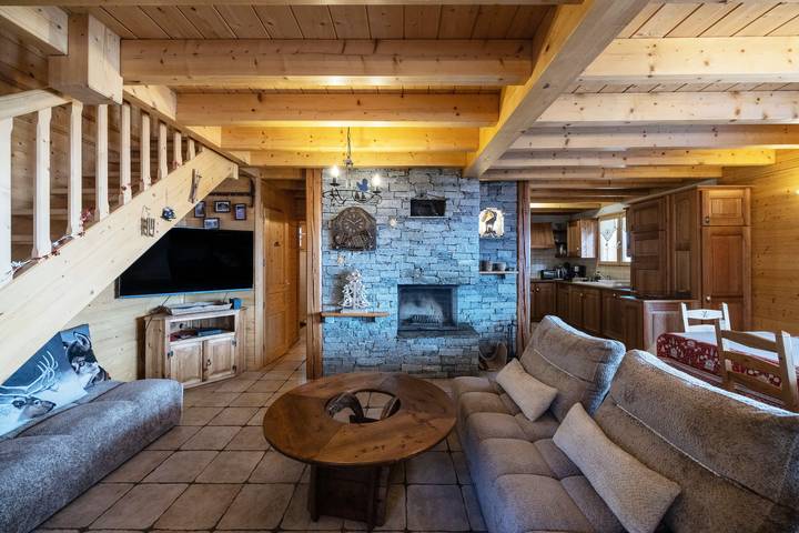 Chalet pour 14 personnes, avec jardin ainsi que jacuzzi et sauna à Vars - 4