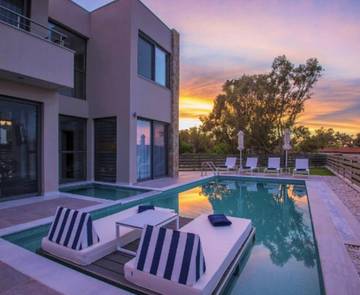 Ferienhaus für 6 Personen, mit Garten und Meerblick in Chalkidiki