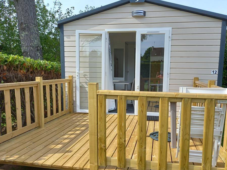 Camping Les Genets d'Or - Mobilhome 2 personnes - Mobil-home 2 pers Tri in Bannalec, Région de Quimper