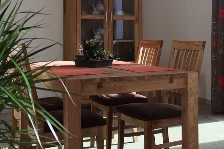 Ferienwohnung für 3 Personen, mit Sauna und Terrasse sowie Garten