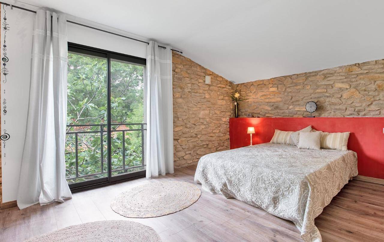 Double Room with Garden View in Félines-Minervois, Béziers und Umgebung