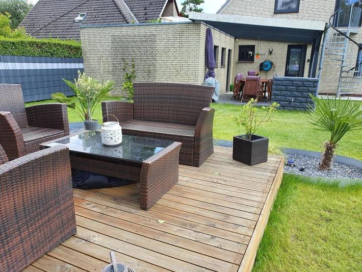 Ferienwohnung für 5 Personen, mit Terrasse und Garten sowie Ausblick in Brunsbüttel - 4