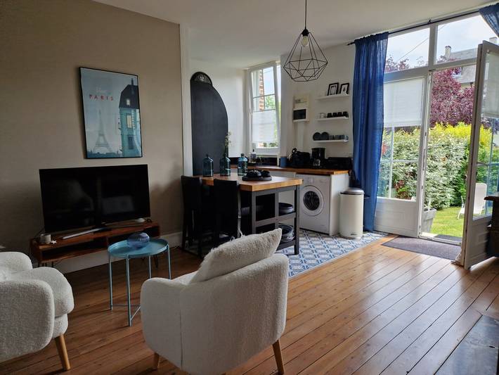Gîte pour 2 personnes, avec jardin