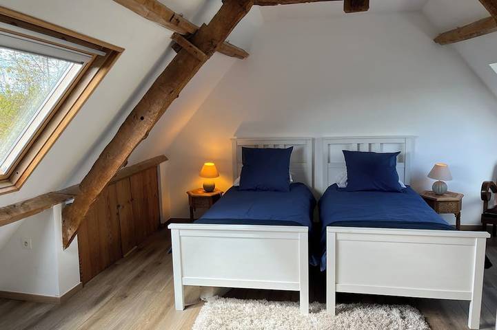 Ein traditionelles Ferienhaus in der Normandie in Saint-Denis-le-Gast, Coutances und Umgebung