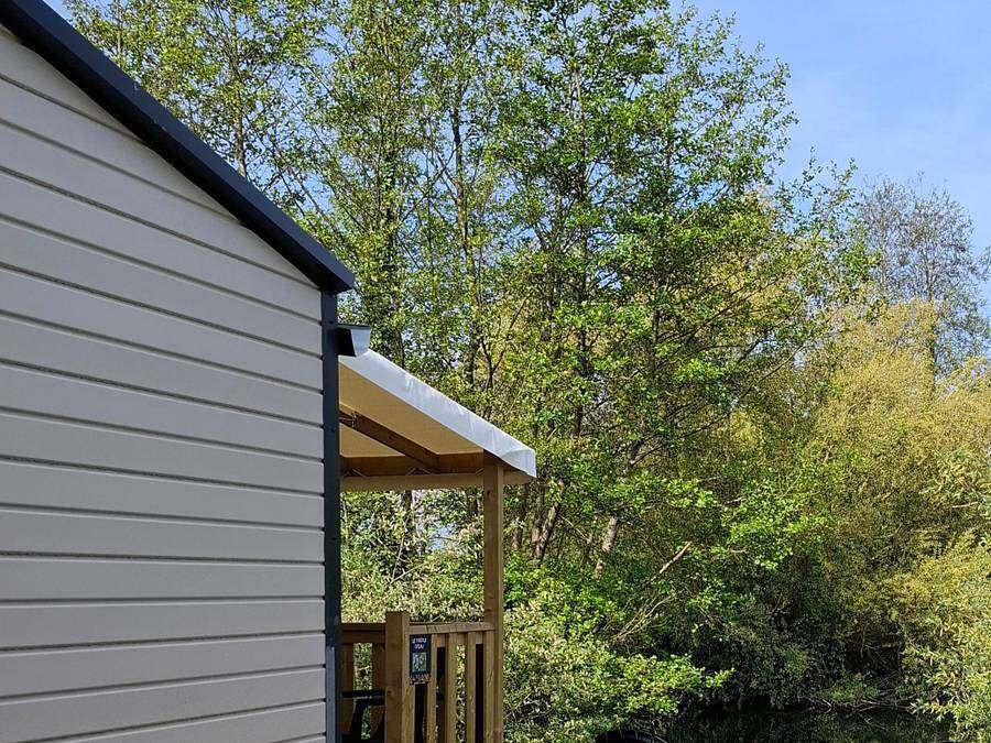 Camping du Grand Pré - Mobilheim 6 personen - Le Trefle D'Eau Parzelle 4- 3 Zimmer in Long, Abbeville und Umgebung