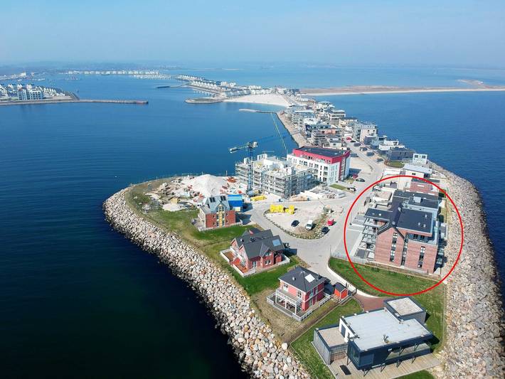 Ferienwohnung für 6 Personen, mit Whirlpool und Terrasse sowie Sauna und Seeblick in Olpenitz