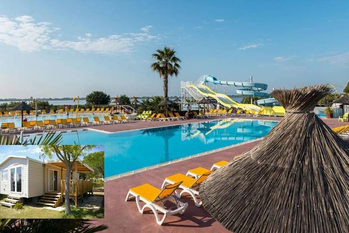 Maison de vacances pour 4 personnes, avec jardin ainsi que piscine et terrasse