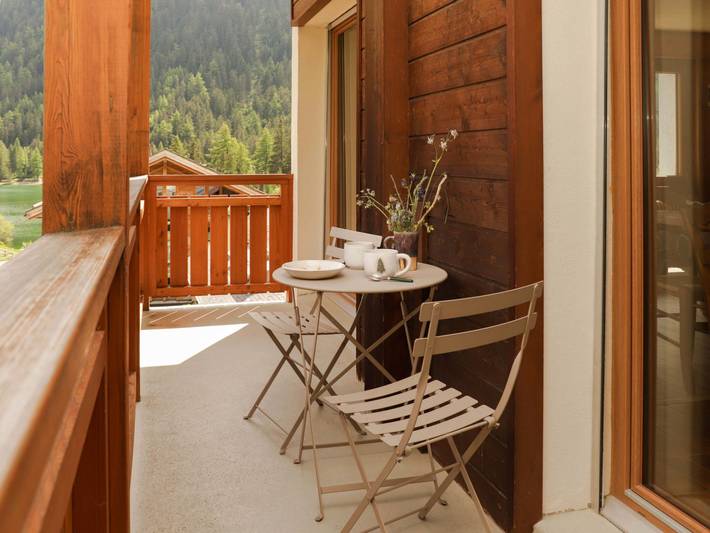 Gîte pour 4 personnes, avec Balcon et Vue sur le lac dans Entremont - 4