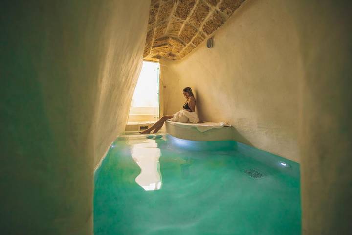 Location de vacances pour 2 personnes, avec sauna et jardin ainsi que piscine et jacuzzi à Miggiano - 4