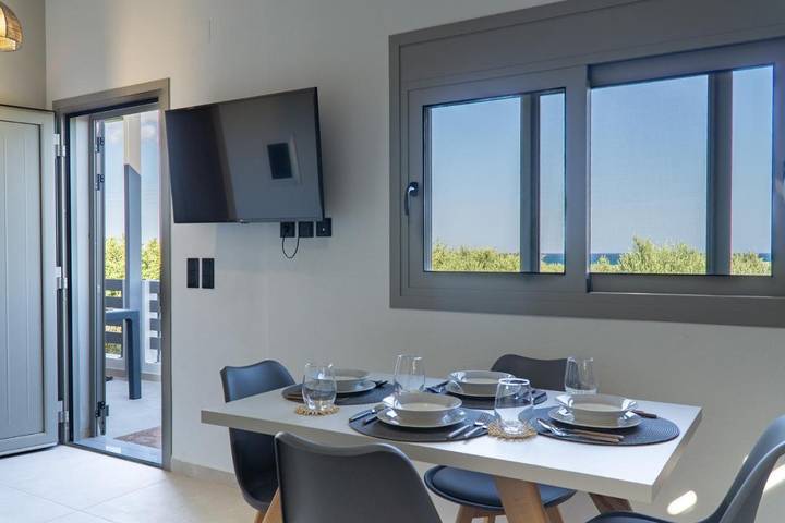 Appartement de vacances pour 3 personnes, avec Balcon et Terrasse ainsi que Jardin et Vue