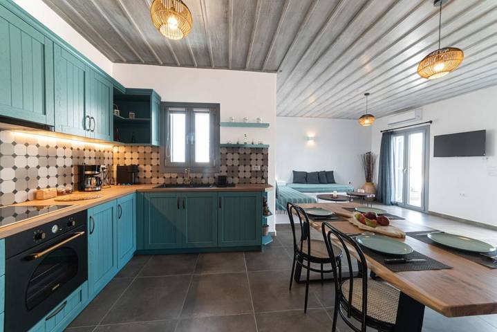 Gîte pour 3 personnes, avec terrasse dans Kithnos Chora