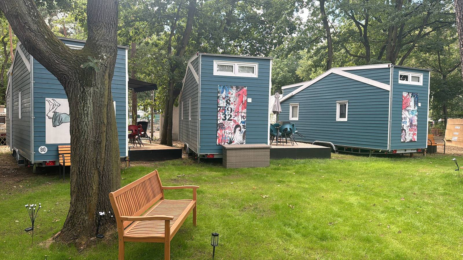 Apartamento vacacional entero, Tiny House 'Tiny House Nr 2' con terraza privada, Wi-Fi y aire acondicionado in Caputh, Schwielowsee